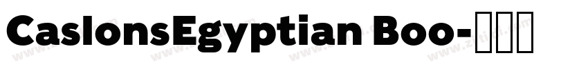 CaslonsEgyptian Boo字体转换 CaslonsEgyptian Boo字体转换